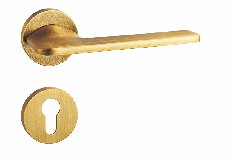 BR7-2603 Slimline lever Brass Door Lock